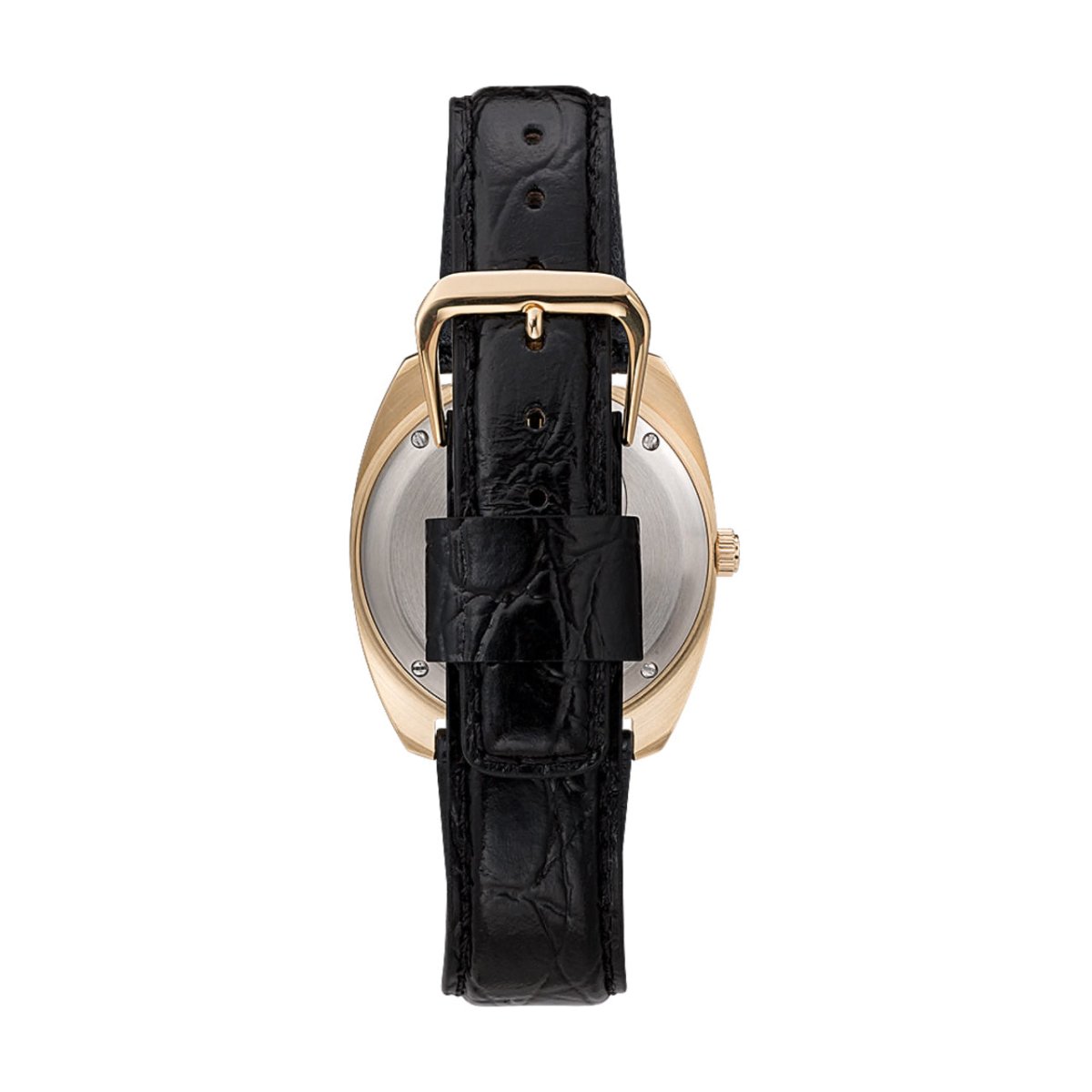 Timex Archive Q Timex 1975 Reissue Day-Date 38mm Leather Strap (Gold / Schwarz) - Allike Store
