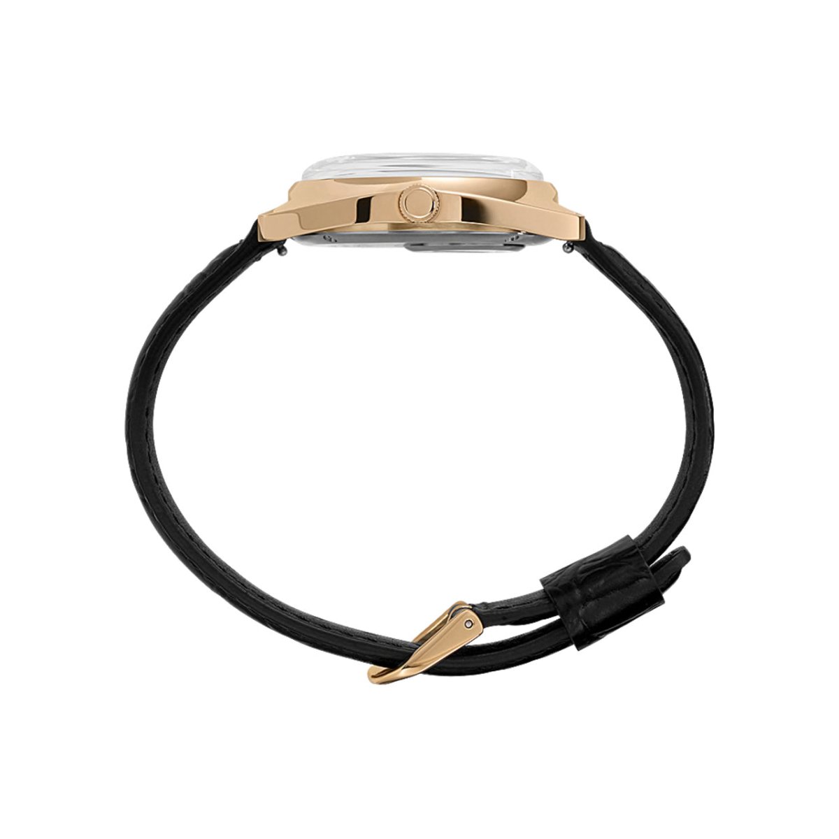 Timex Archive Q Timex 1975 Reissue Day-Date 38mm Leather Strap (Gold / Schwarz) - Allike Store