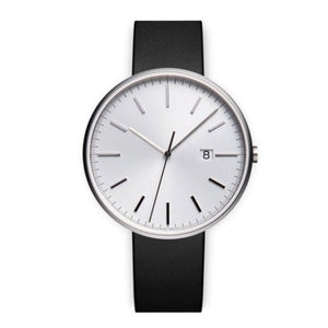 Uniform Wares M40 PreciDrive Datumsanzeige (Polierter Stahl / Schwarzes Nappa) - Allike Store