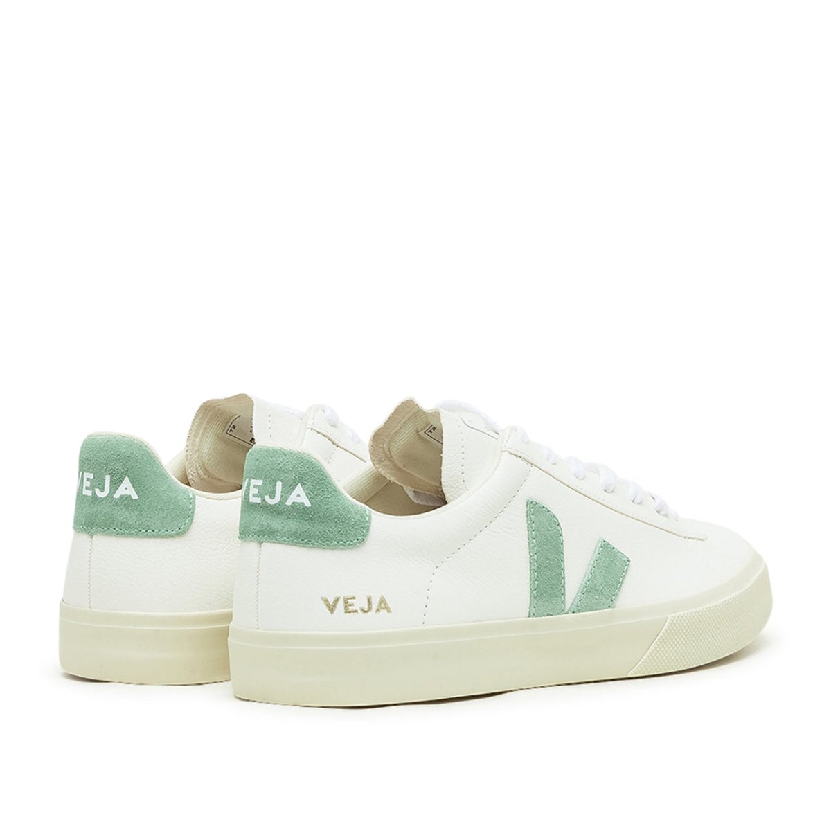 Veja Campo Chromefree (Weiß / Minze) - Allike Store