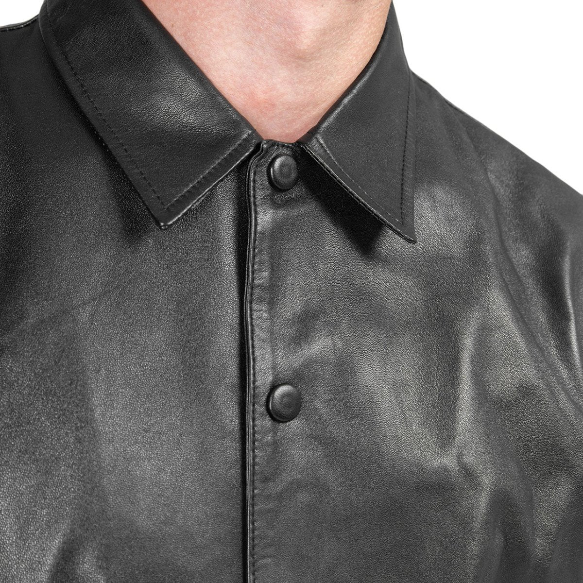Very Famous Leather Jacket (Schwarz) - Allike Store