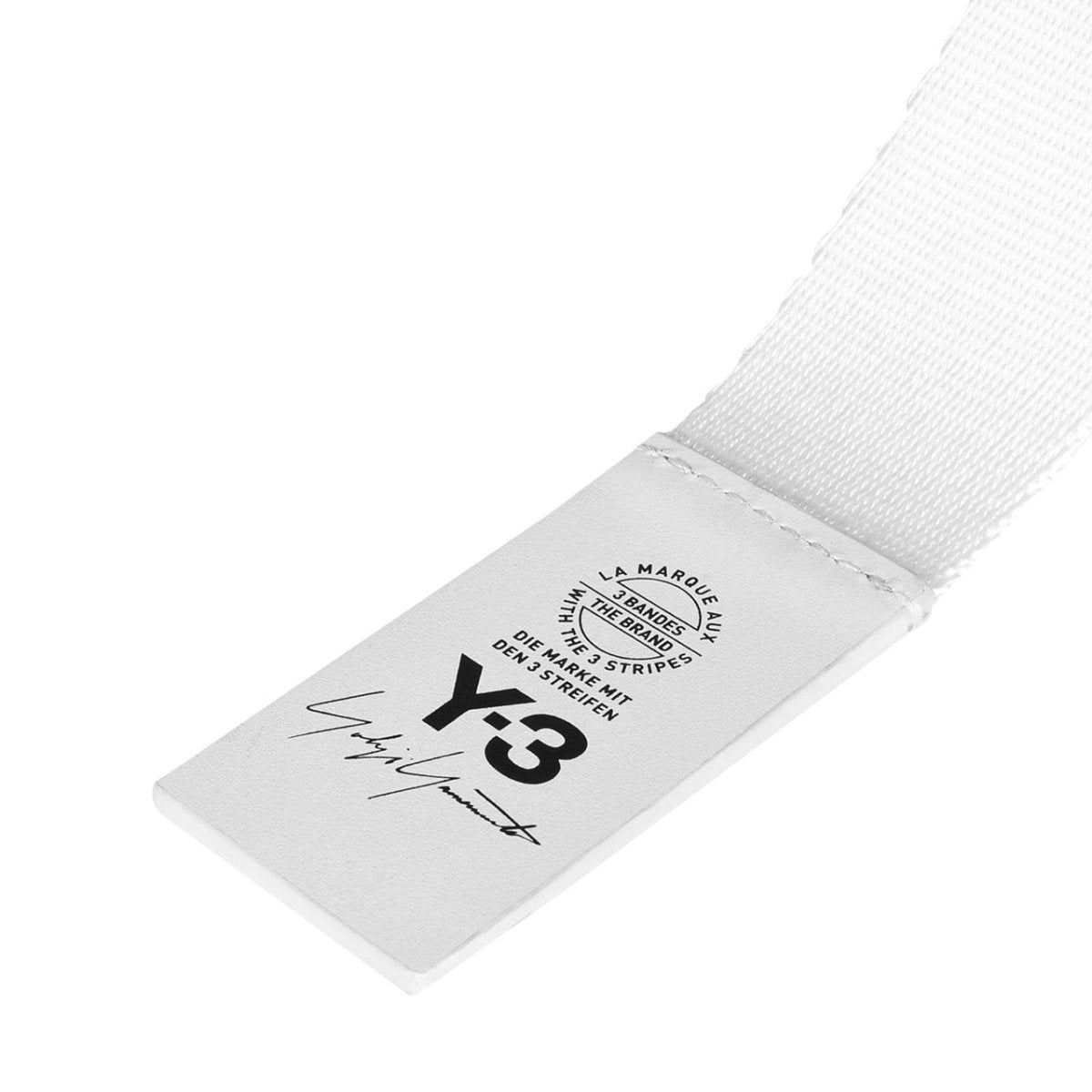 Y-3 Logo Belt (Weiß) - Allike Store