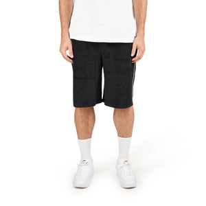 Yardsale Velour Shorts (Schwarz) - Allike Store