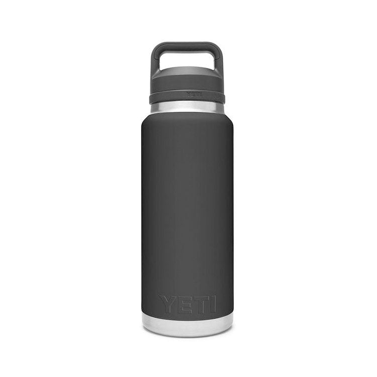 Yeti Rambler 36oz (1065ml) Flasche mit Chug Cap (Schwarz) - Allike Store