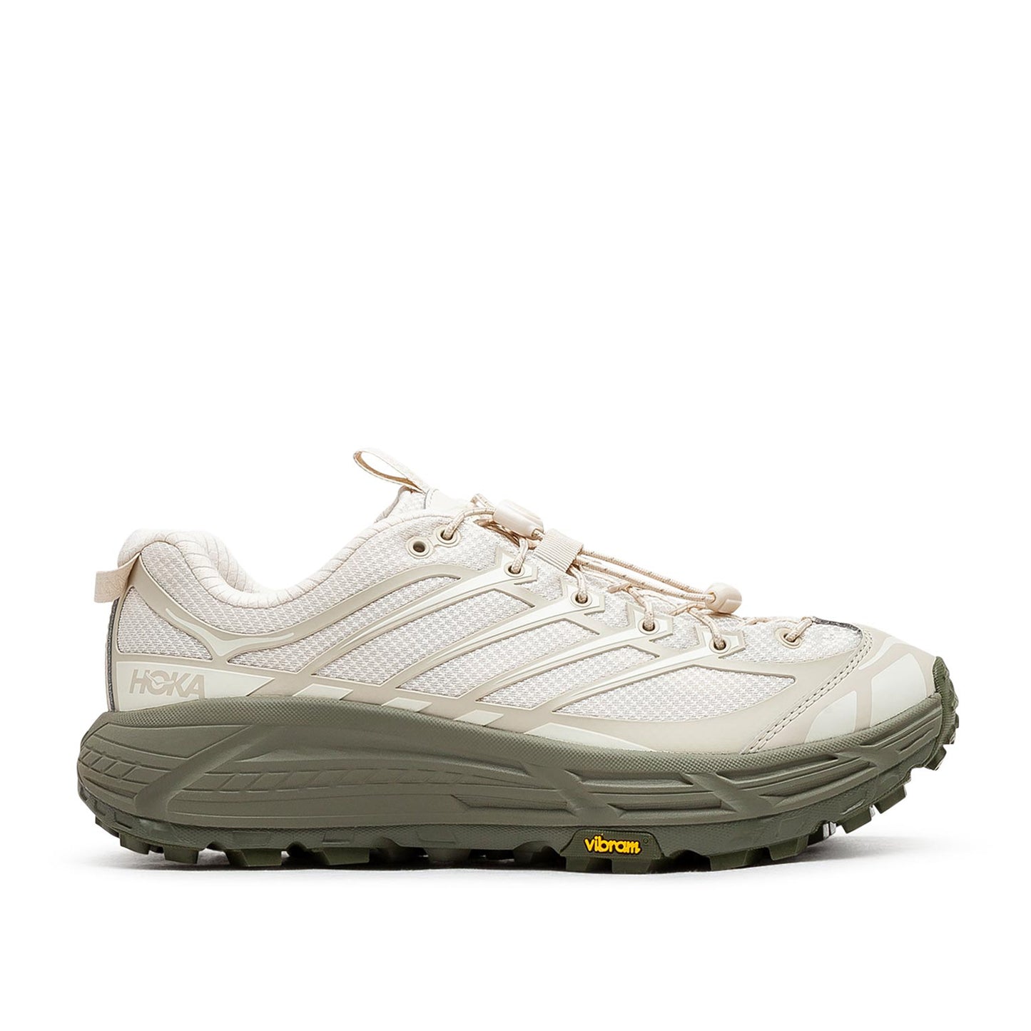 HOKA Mafate Three2 (Beige / Grün) - Allike Store