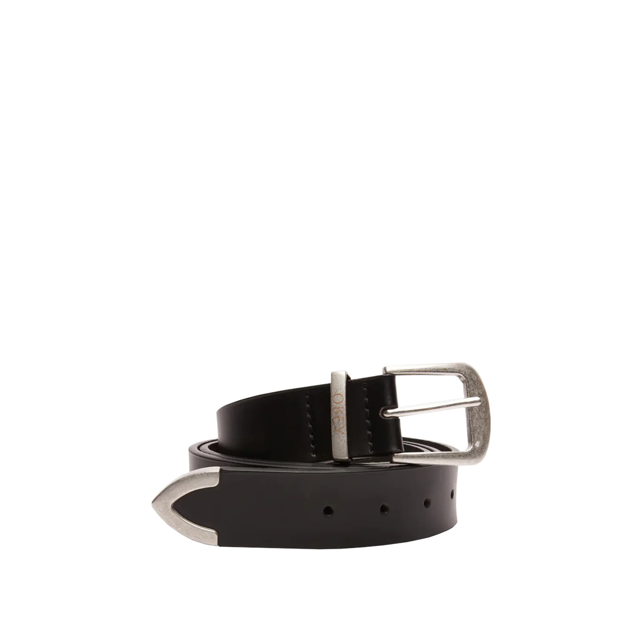 Obey Leather Belt (Schwarz) - Allike Store