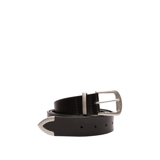 Obey Leather Belt (Schwarz) - Allike Store