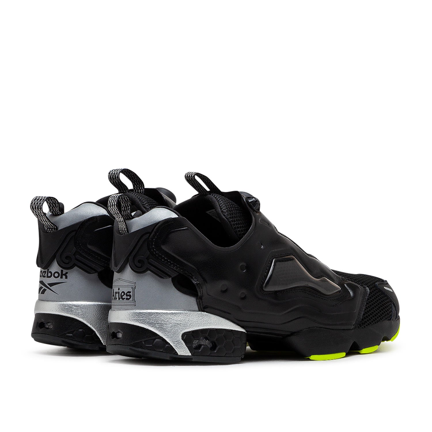 Reebok x Aries Instapump Fury 94 (Schwarz / Silber) - Allike Store