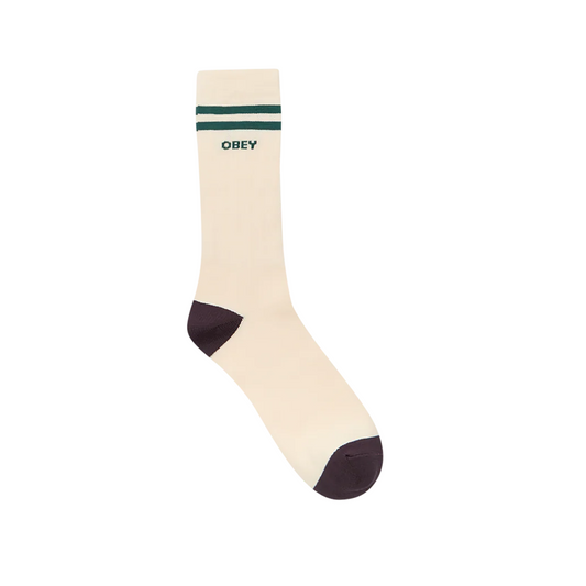 Obey Soccor Socks (Beige / Grün)