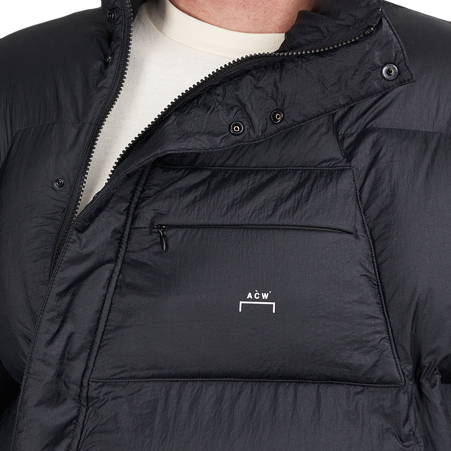 Converse x A-COLD-WALL* Super Puffer Jacket (Schwarz)  - Allike Store