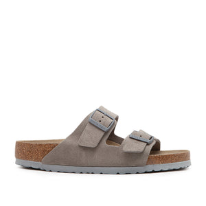 Birkenstock Arizona Soft Footbed Suede (Hellgrau)  - Allike Store