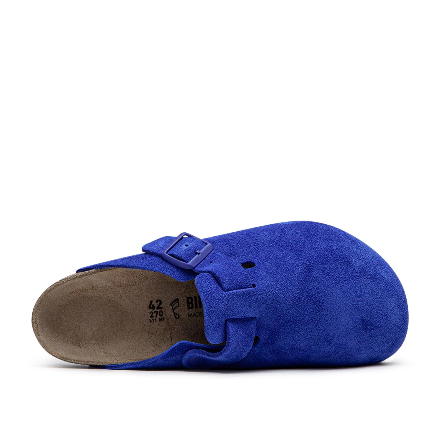 Birkenstock Boston Suede Leather Brights (Blau)  - Allike Store