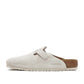 Birkenstock Boston Soft Footbed Suede Leather (Beige) - Allike Store