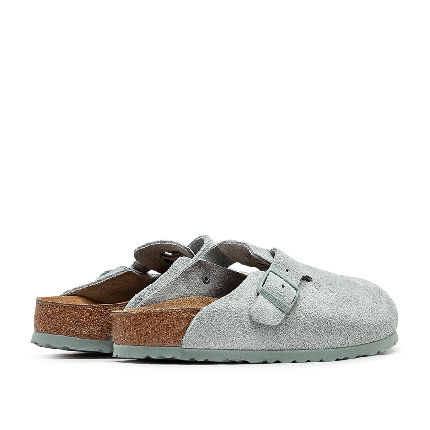 Birkenstock Boston Suede Leather (Türkis) - Allike Store