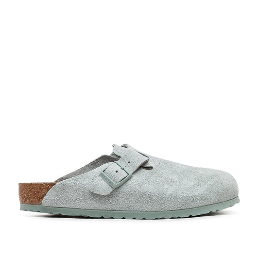 Birkenstock Boston Suede Leather (Turquoise)