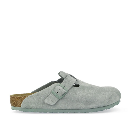 Birkenstock Boston Suede Leather (Grün)