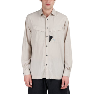 Klättermusen Syn LS Shirt M´s (Beige)  - Allike Store