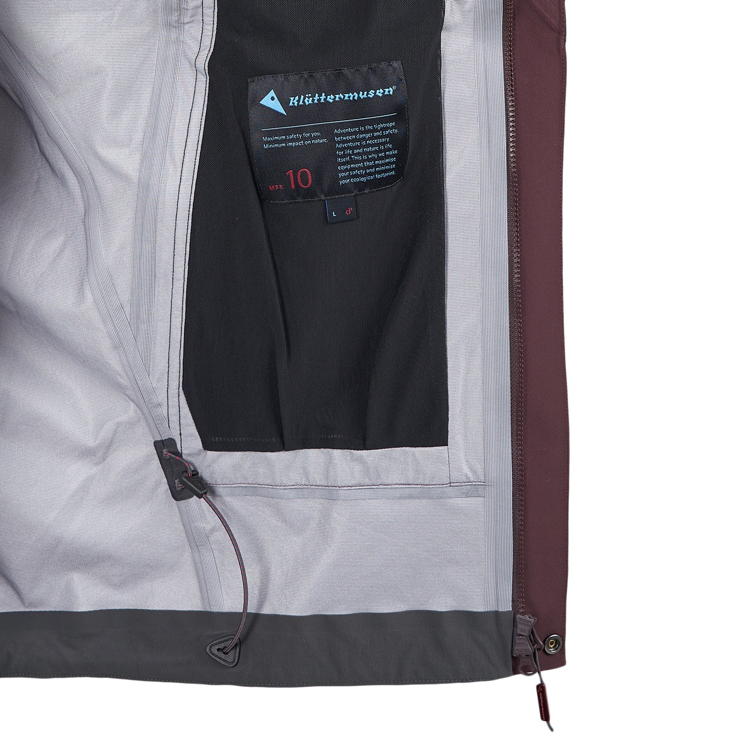 Klättermusen Asynja Jacket (Dunkelrot)  - Allike Store