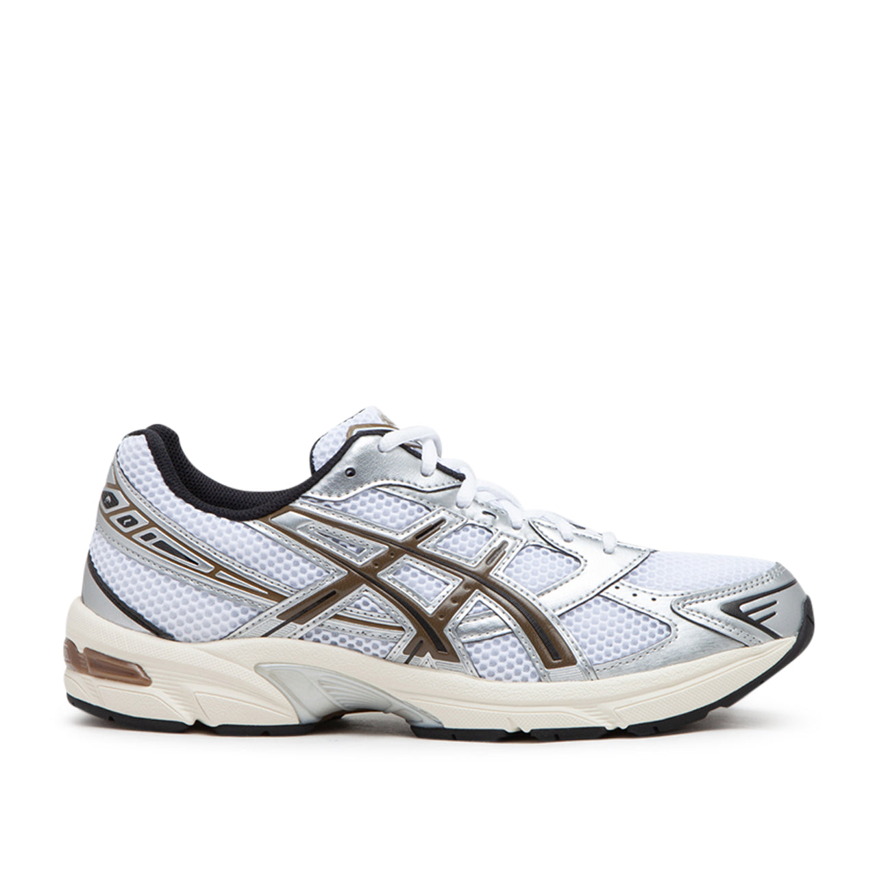 Asics Gel-1130 (White / Silver / Brown) 1201A256-113 - Allike Store