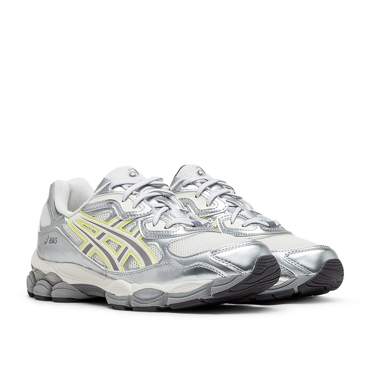 Asics x EMMI WMNS Gel NYC Silber Neon Grun