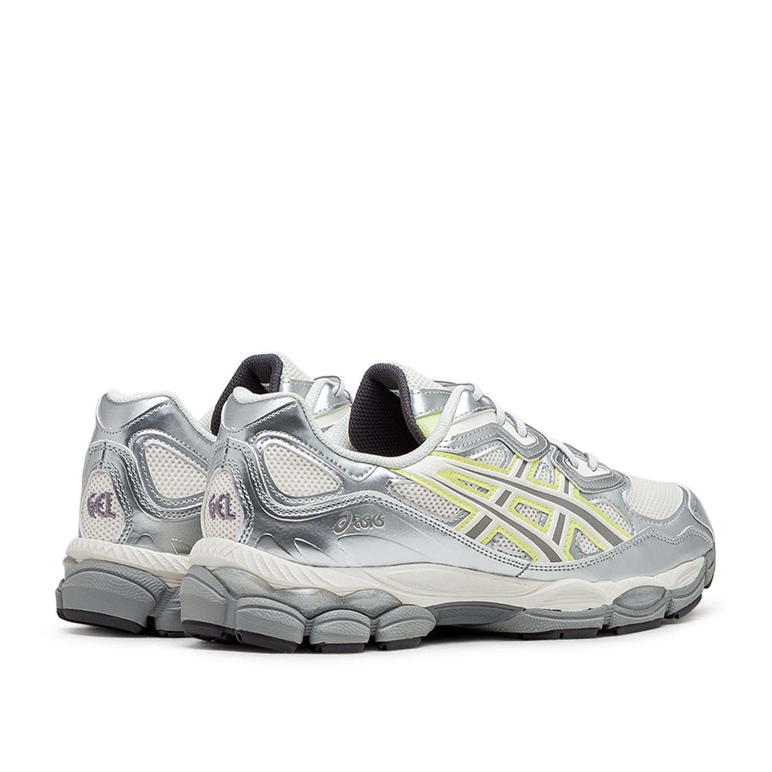 Asics x EMMI WMNS Gel NYC Silber Neon Grun 1202A498 100 Allike Store