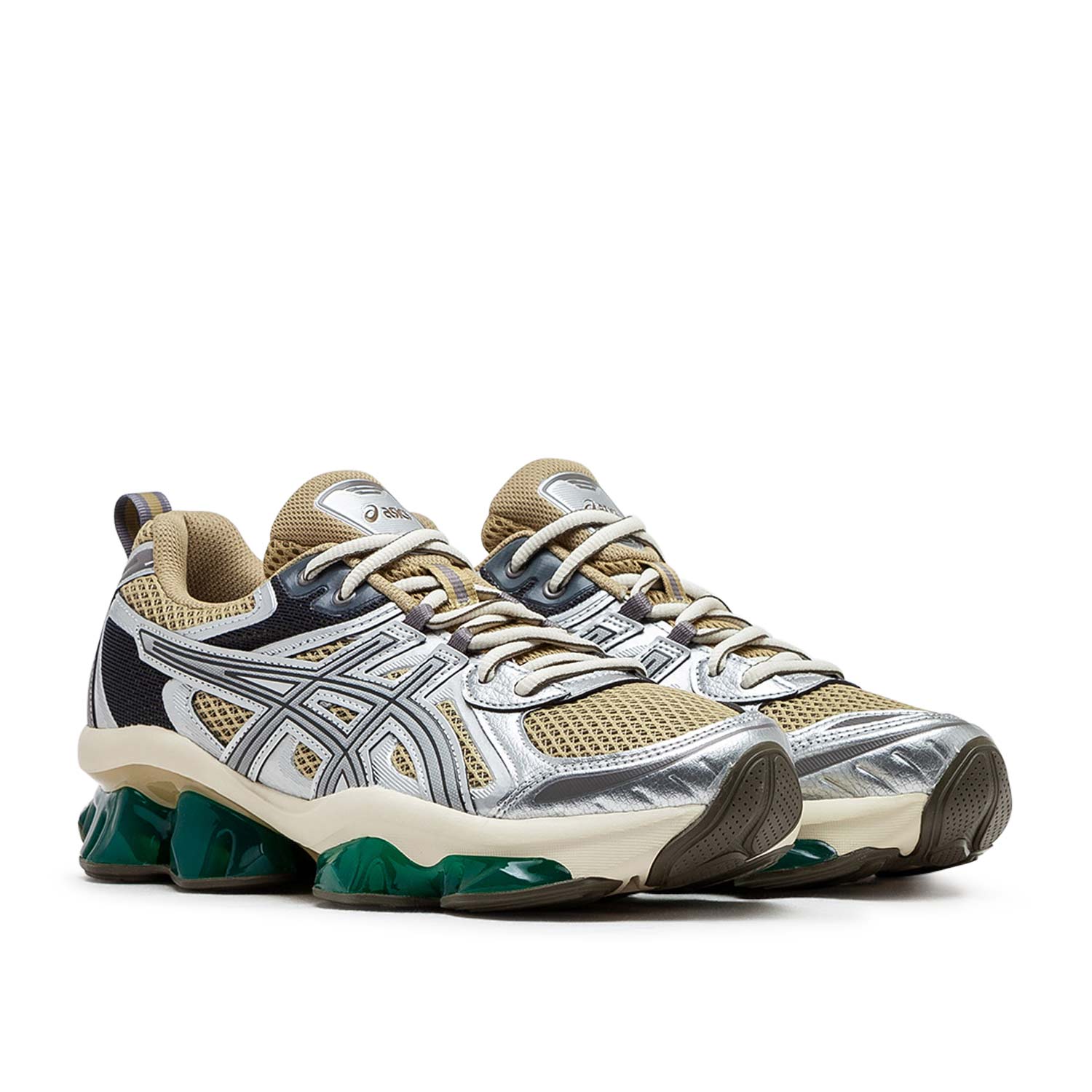 Asics Gel Quantum Kinetic Beige Silber Grun