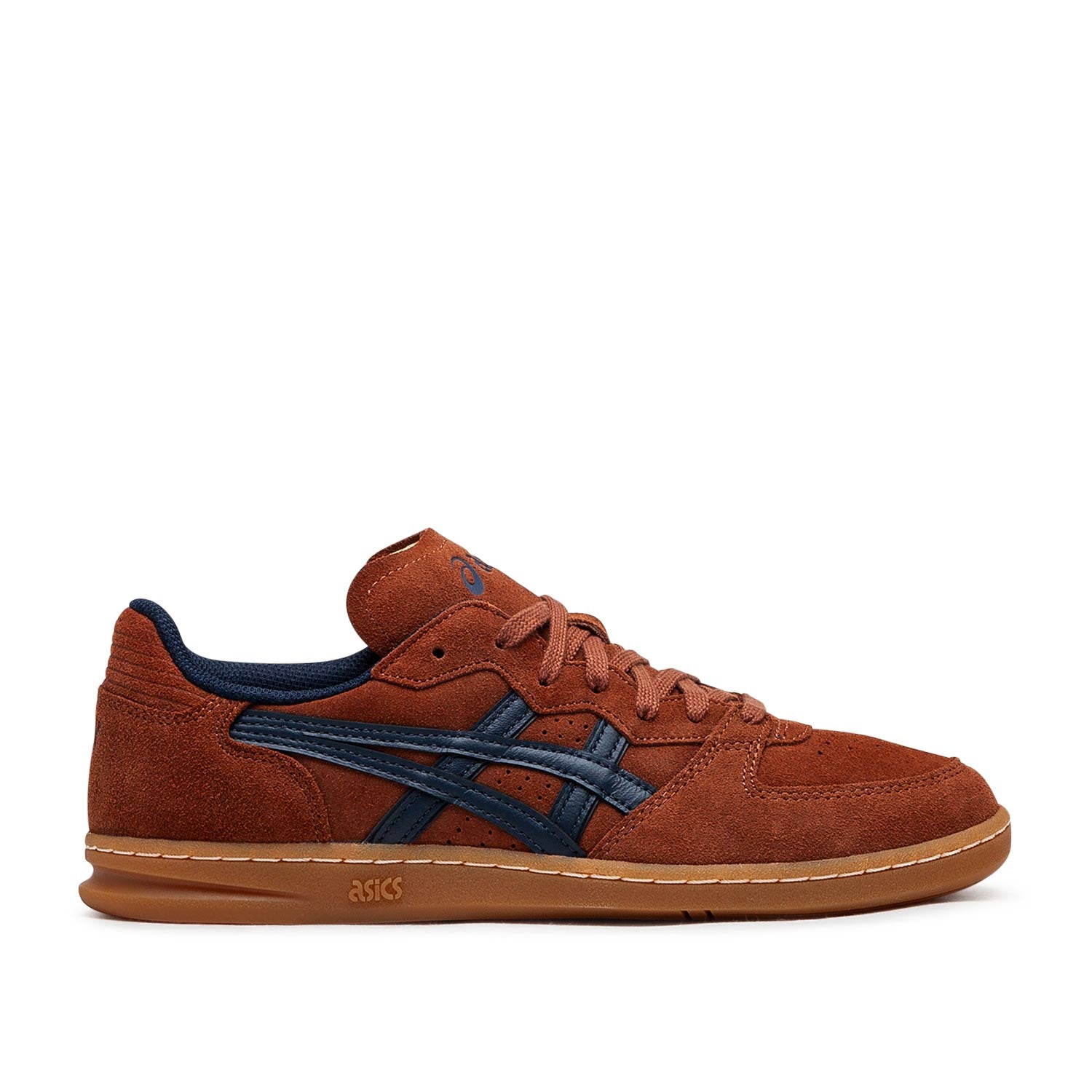 Asics brown leather online