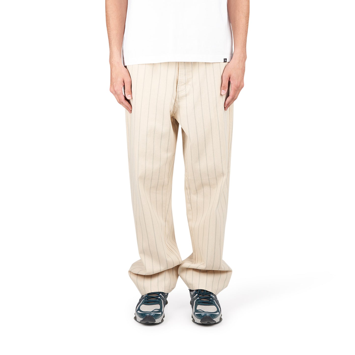 Obey Classic Baggy Stripe Denim (Beige) - Allike Store