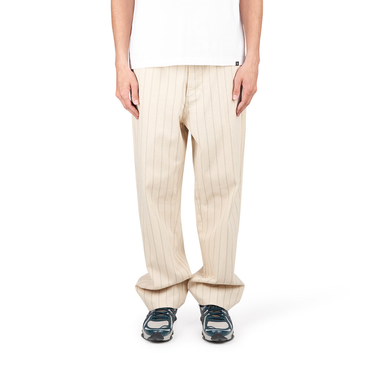 Obey Classic Baggy Stripe Denim (Beige) - Allike Store