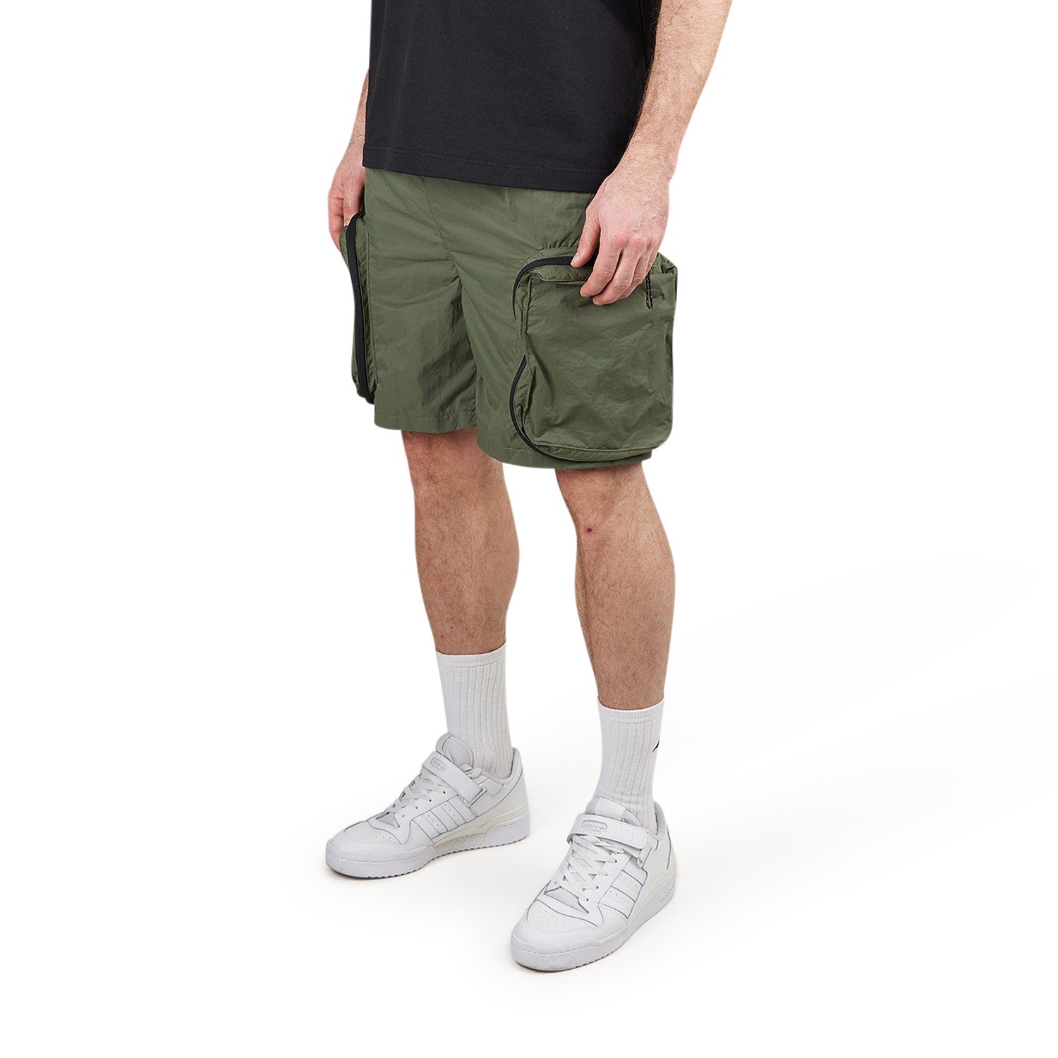 CLANE MILITARY SHORT ALL IN ONE カーキ サイズ2 セール】MILITARY SHORT ALL IN ONE（つなぎ/オールインワン