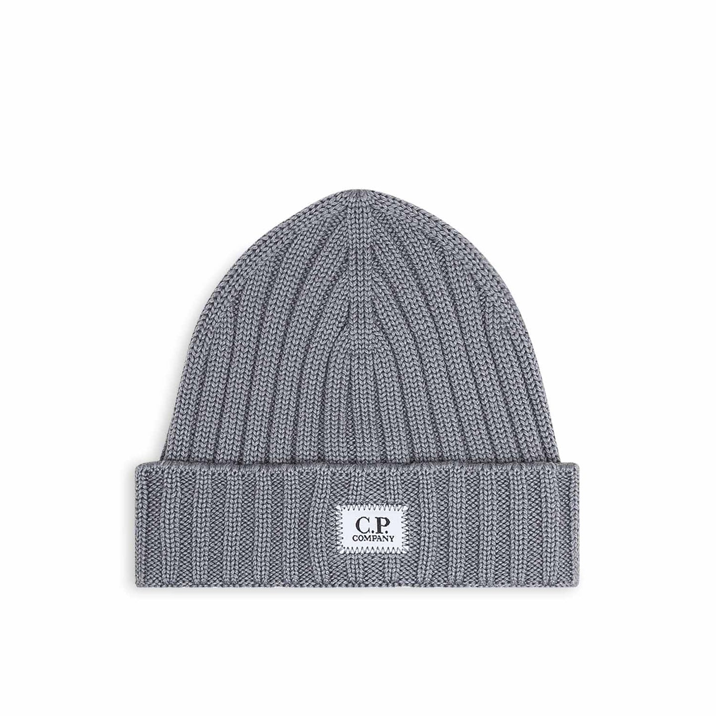 C.P. Company Extra Fine Merino Wool Beanie (Grau) - Allike Store