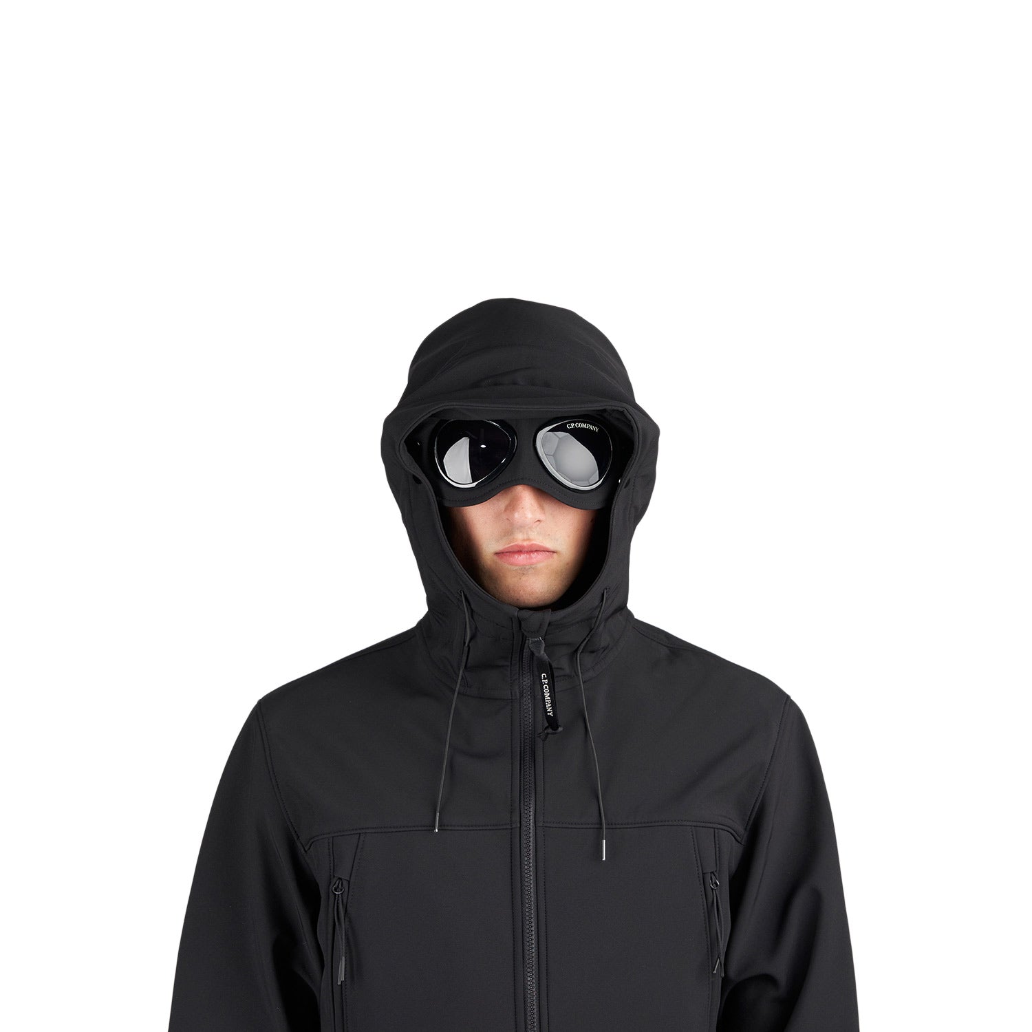 C.P. Company Shell-R Goggle Jacket (Schwarz)  - Allike Store