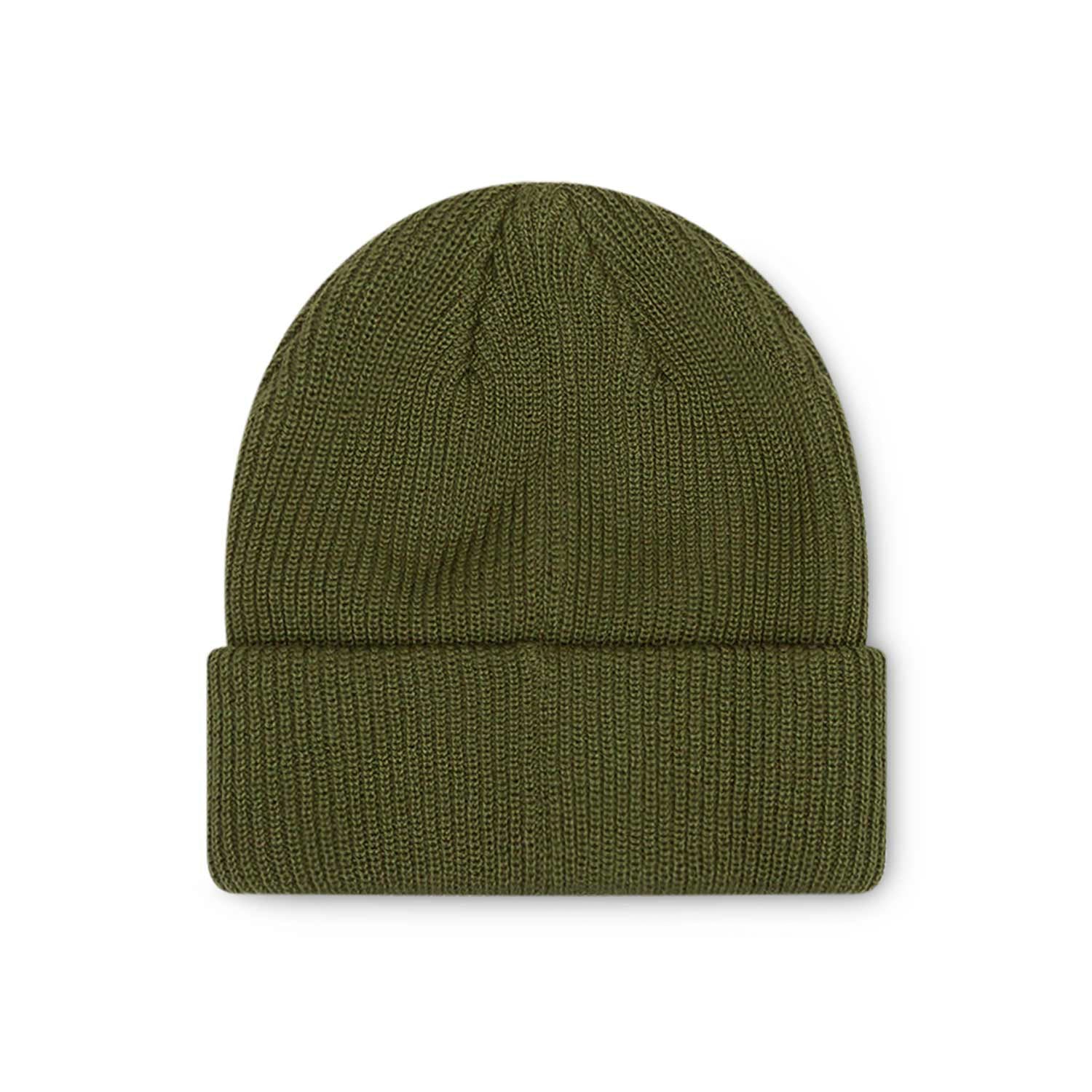 Pop Trading Company Basic Beanie (Oliv)  - Allike Store