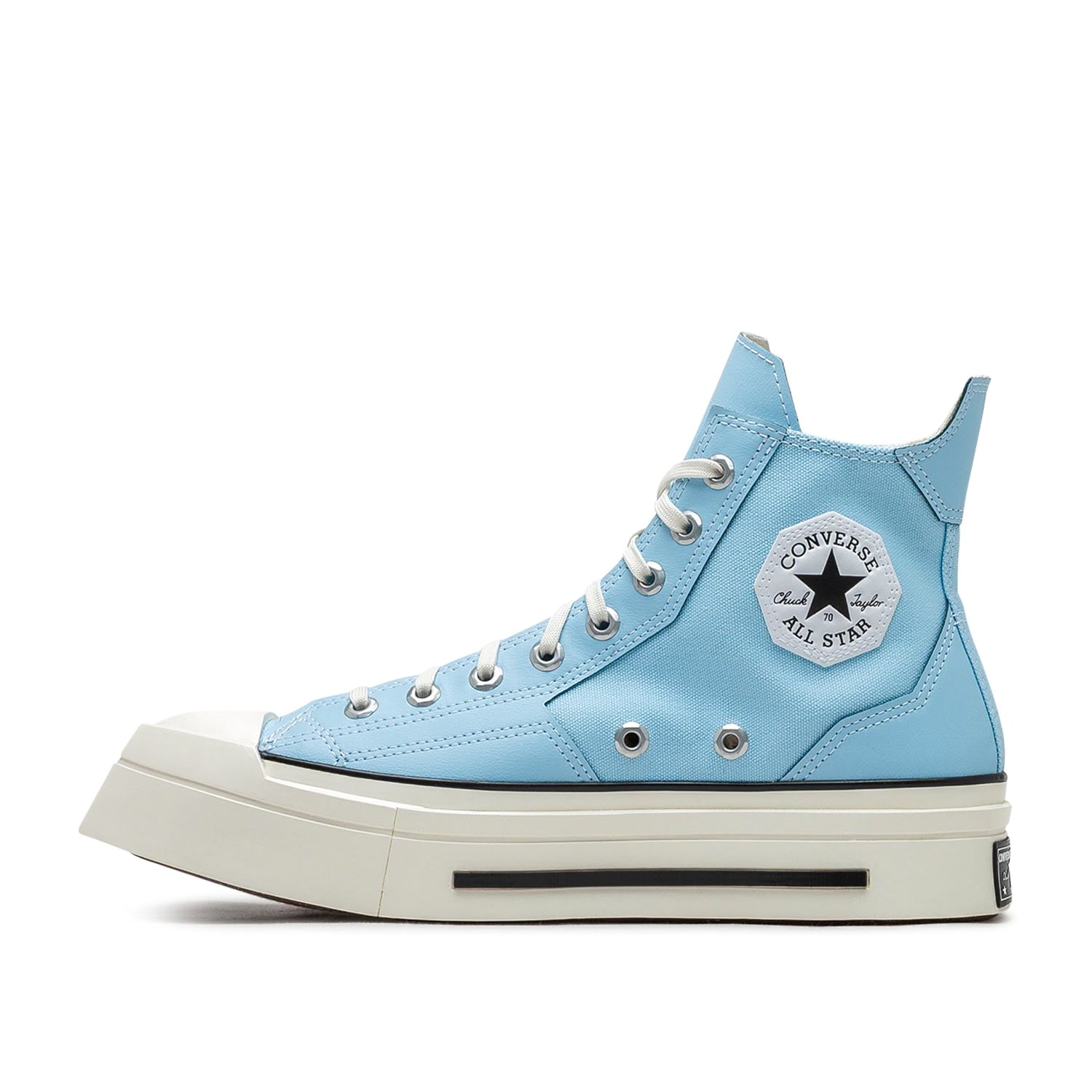 Converse Pro Leather Ox trainers in white gold dart Cheap Everlastsiding Jordan Outlet Converse Chuck 70 De Luxe Squared Light Blue A07566C