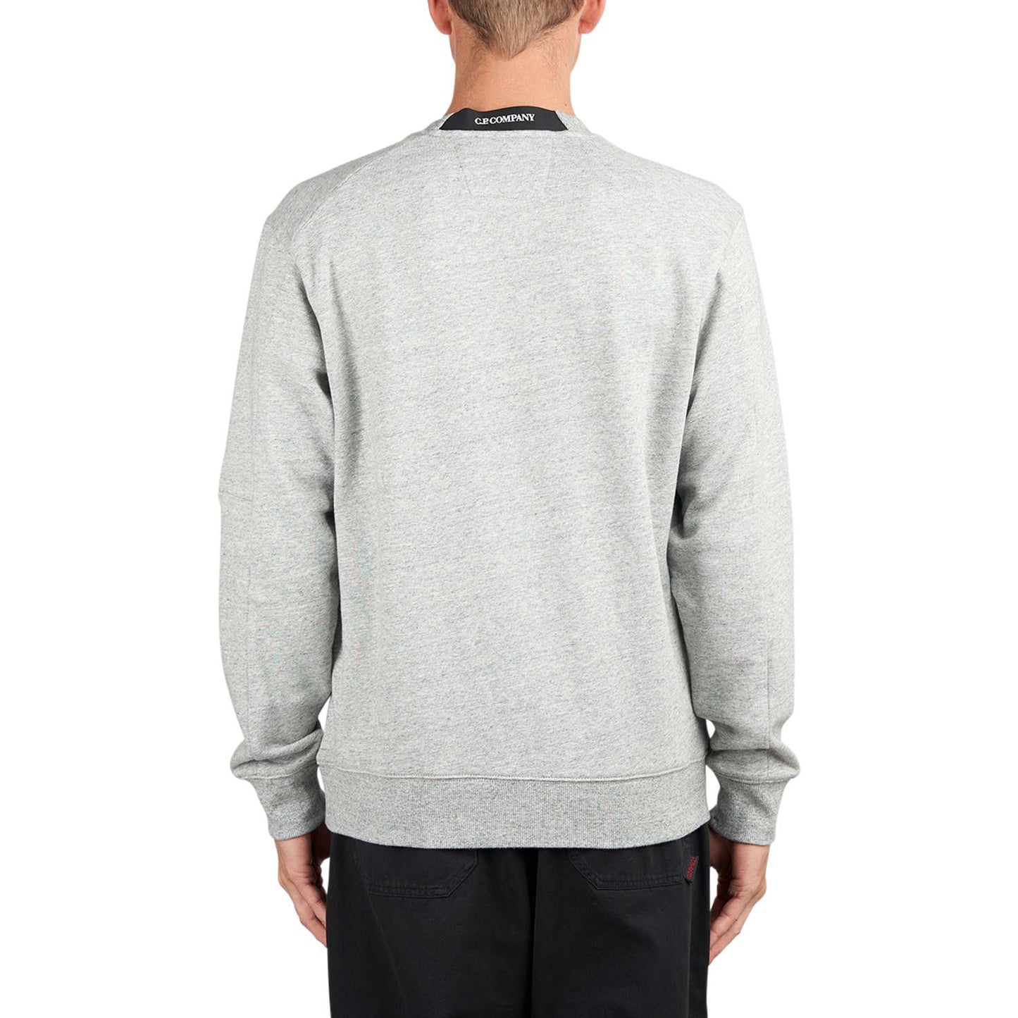 C.P. Company Diagonal Raised Fleece Crew Neck Lens Sweatshirt (Grau)  - Allike Store