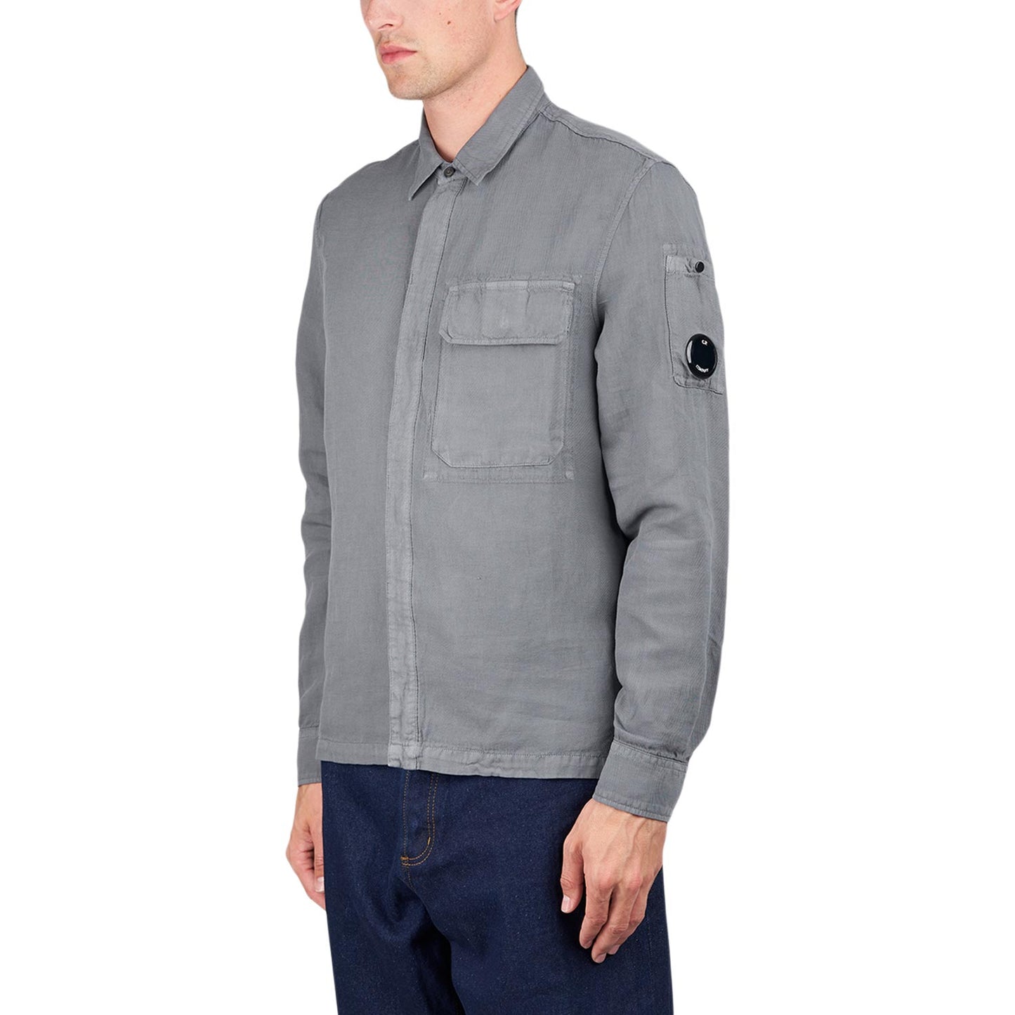 C.P. Company Lens Overshirt (Grau) - Allike Store