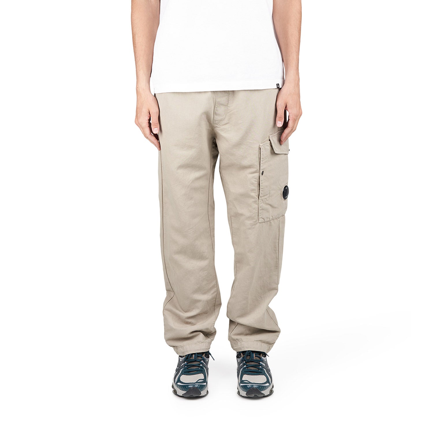 C.P. Company Regular Fit Pants (Khaki) - Allike Store