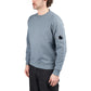 C.P. Company Diagonal Raised Fleece Crewneck Lens Sweatshirt (Blau) - Allike Store