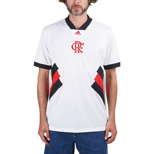 adidas Camisa CR Flamengo Icon Jersey (Weiß / Rot)  - Allike Store