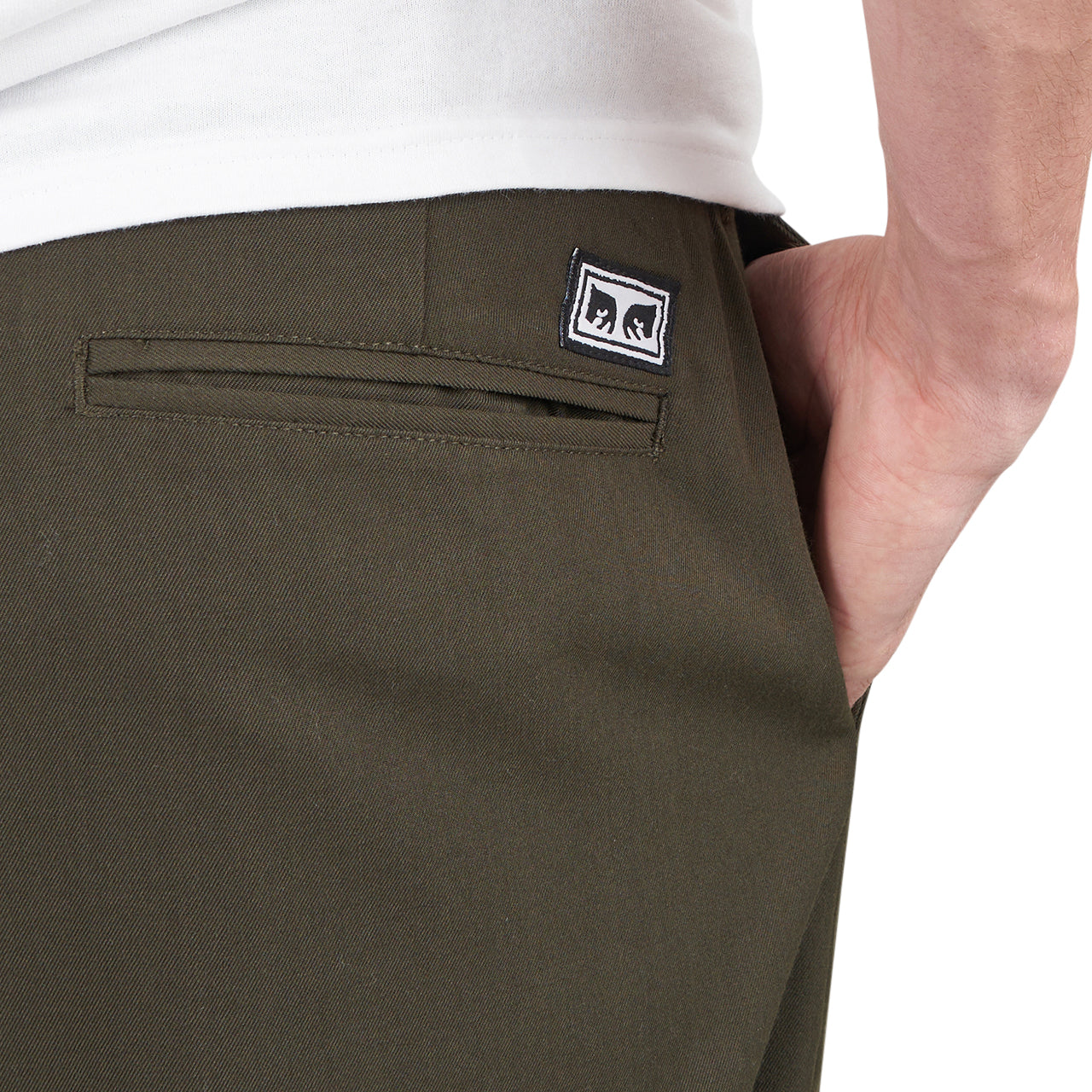 Obey Fubar Pleated Pant (Grün)  - Allike Store