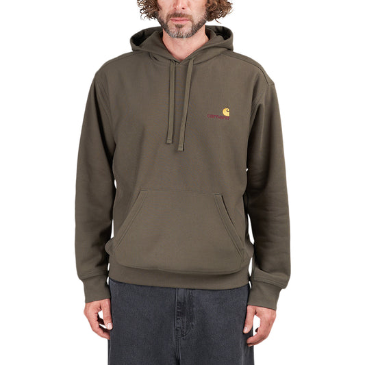 Carhartt WIP Hooded American Script Sweatshirt (Grün)  - Allike Store