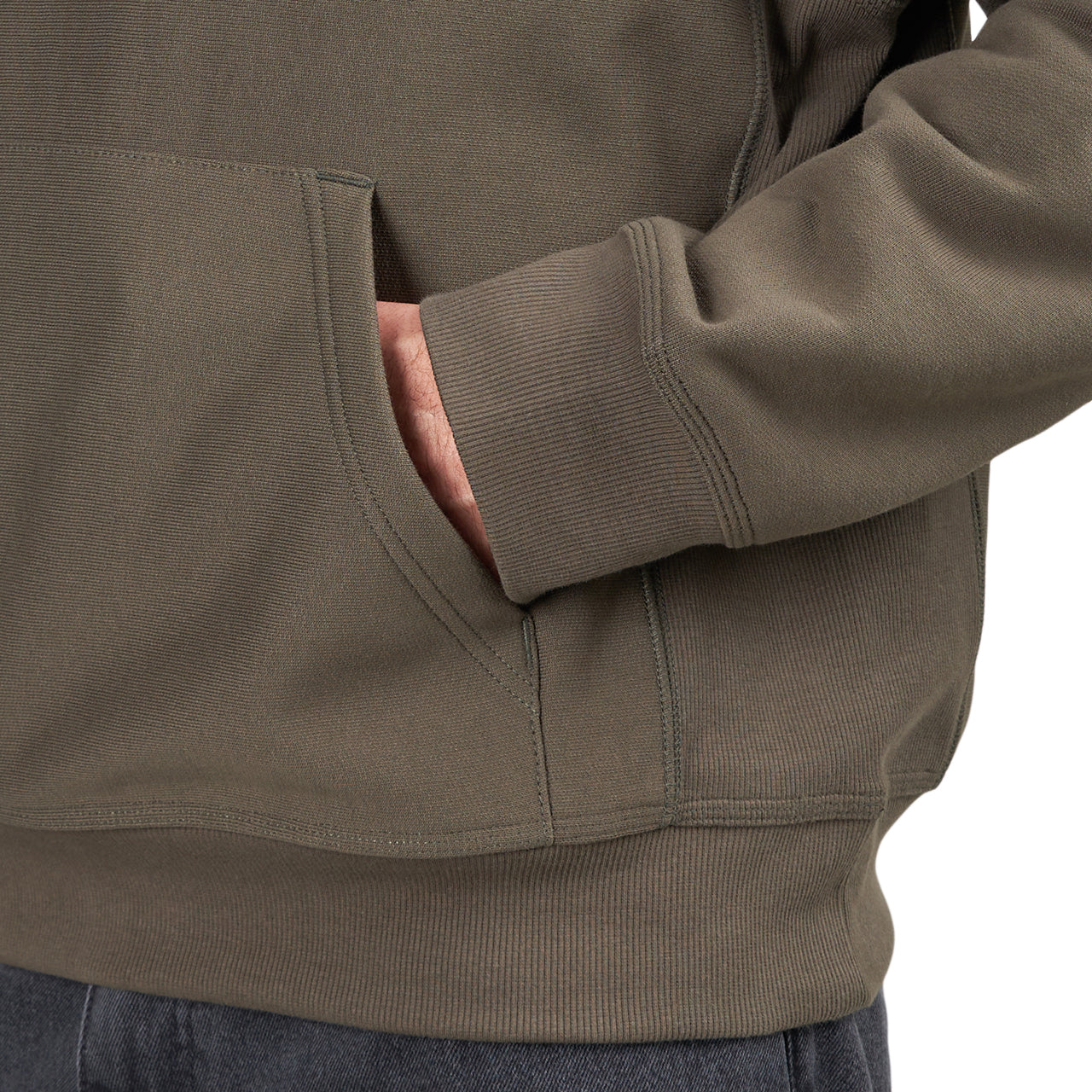 Carhartt WIP Hooded American Script Sweatshirt (Grün)  - Allike Store