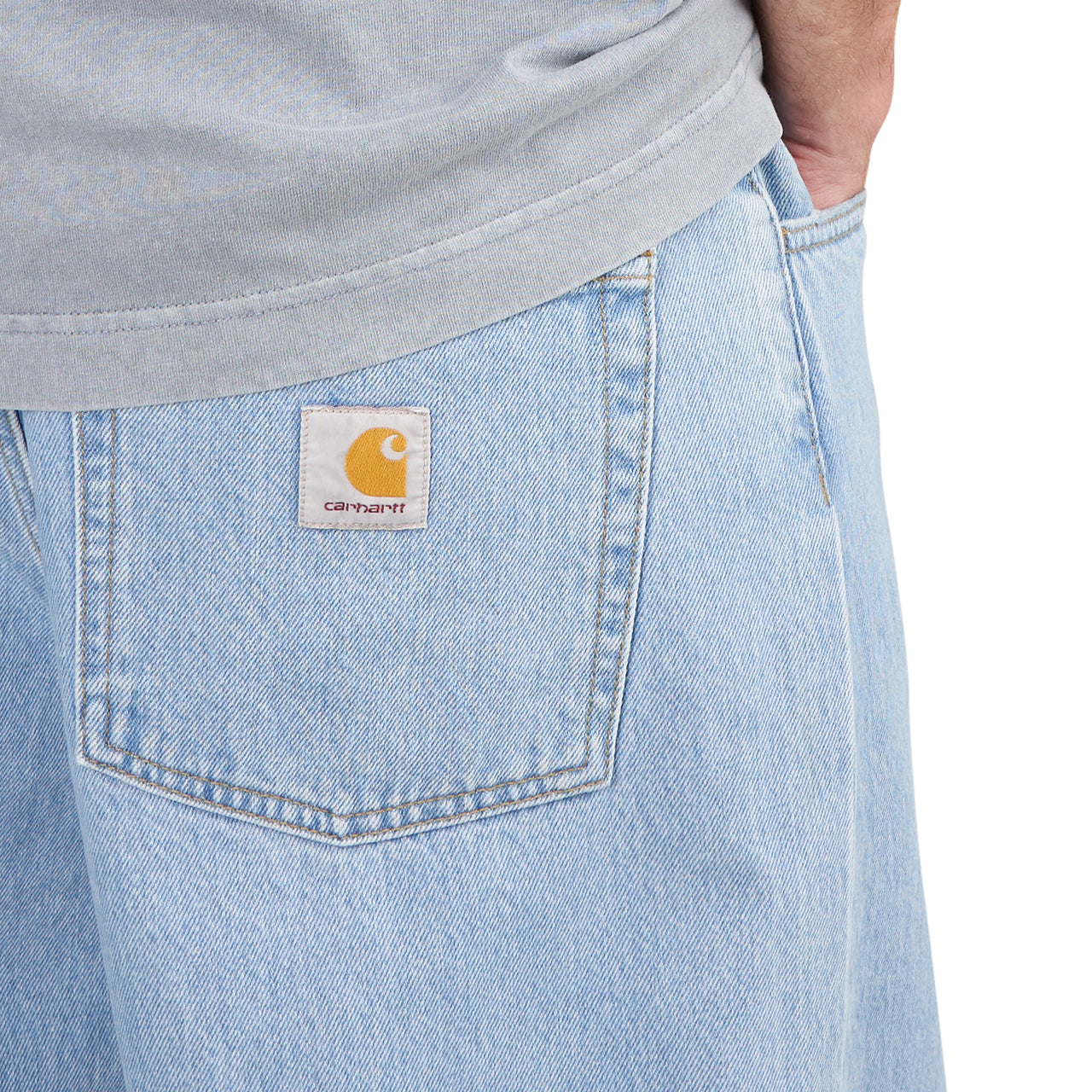 Carhartt WIP BRANDON PANT - Relaxed fit jeans - blue stone  bleached/bleached denim 