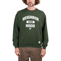 Neighborhood College Sweatshirt (Grün / Weiß)