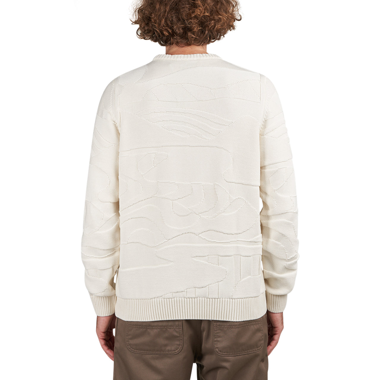 Parra Landscaped Knitted Pullover (Creme)  - Allike Store