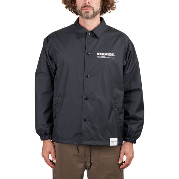 Neighborhood Windbreaker Jacket (Black) 231TSNH-JKM01