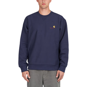 Carhartt WIP American Script Sweatshirt (Dunkelblau)  - Allike Store