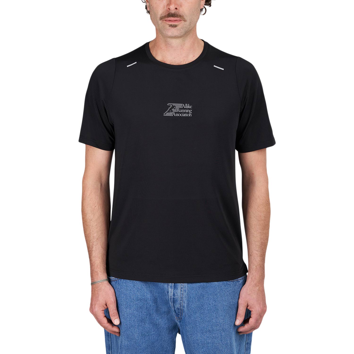 Allike Running Association Running Shirt (Schwarz / Reflective) - Allike Store