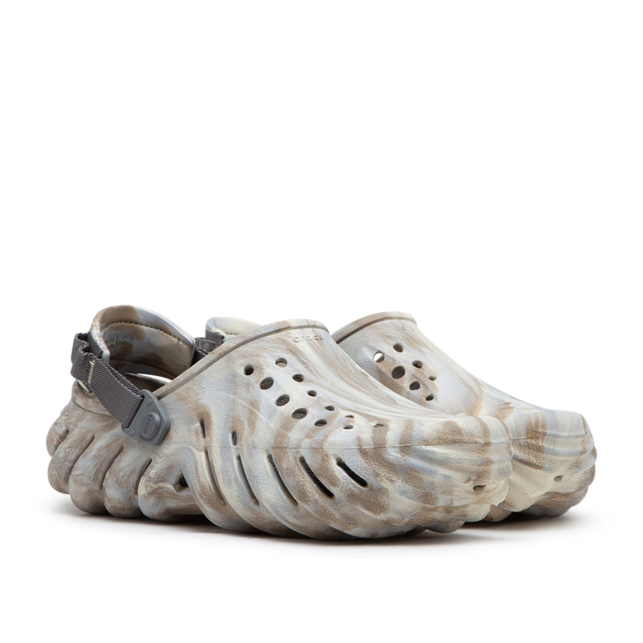 Crocs Echo Marbled Clog (Beige / Braun) 208454-2Y3 - Allike Store