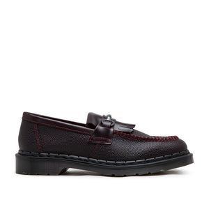 Dr. Martens Adrian Snaffle Pebble Grain Leather Kiltie Loafer (Dunkelrot)  - Allike Store